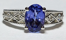 Solid platinum 1.56 carat