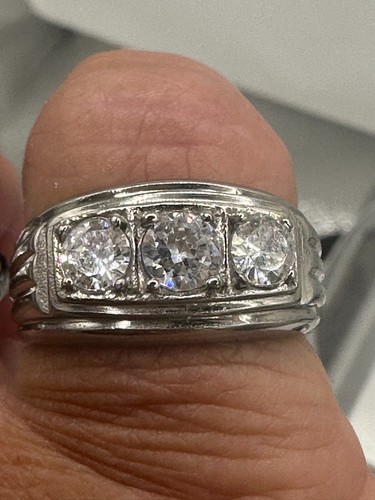 Mens silver signet - mens,