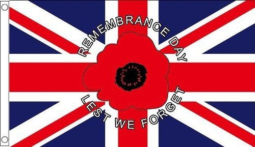 Poppy flag lest - 5',