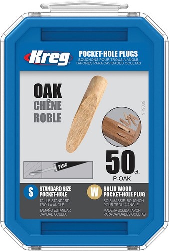 Kreg pocket hole - plug, p-oak