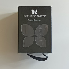 Butterfly Twists Julia Black Peep Toe Folding Ballerinas 5 38 Wedding Holiday