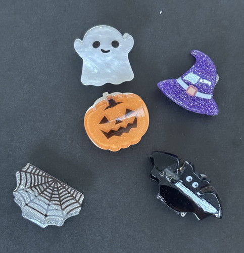 Halloween mini hair claw clip - halloween,