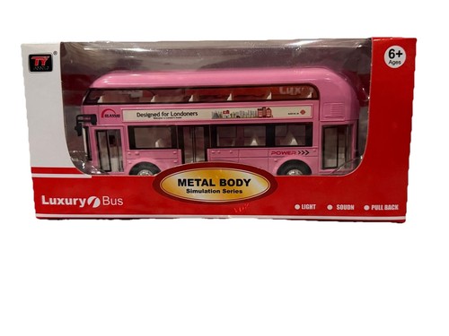London bus red pull back - bus, &