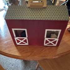 Vintage Wooden Portable Toy