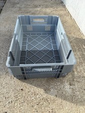 6 x Vented Nesting Stacking Euro Boxes Storage Containers 600 x 400 x 190mm