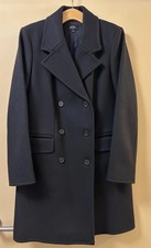 Navy A.P.C. Women’s Wool Double-breasted Coat Size FR40
