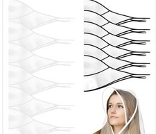 12 Clear Rain Hats, M