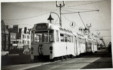 Blackpool Tram Car 275 to Starr Gate, Real Photo Postcard RPPC Lancs