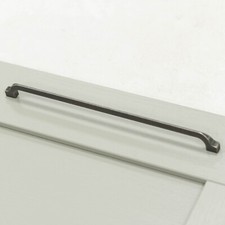 Pewter Iron Cupboard Handles Antique D Pulls 128mm & 320mm Rustic Bedroom Drawer