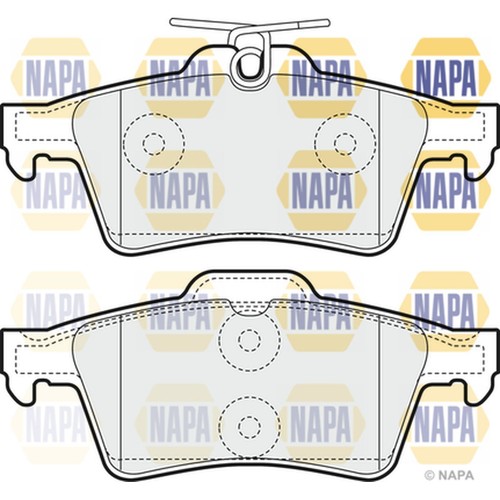 Brake pads set for daimler - pads,