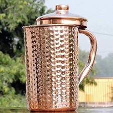 100% Pure Copper Water Pitcher
