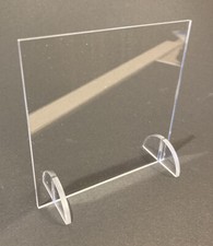 Square Clear Acrylic Signs