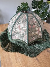 Vintage Style Large Fringed Lampshade 20”