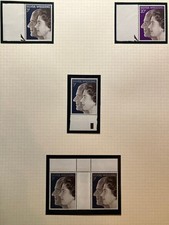 Queen Elizabeth ii 1972 Royal Silver Wedding MNH GB postage stamps