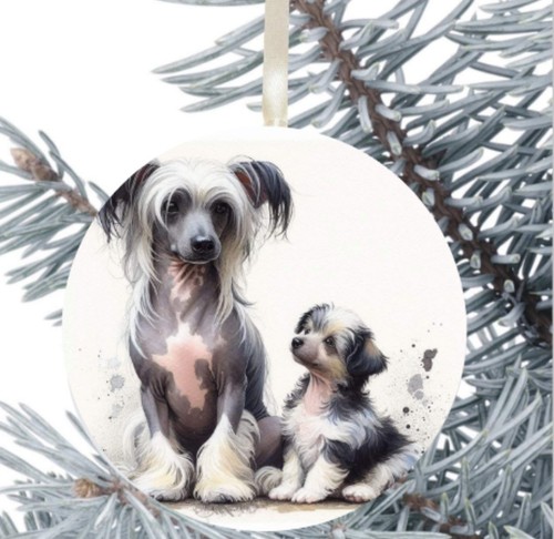 Chinese crested dog gift - crested,
