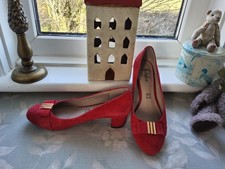 M&S Footglove  Red Suede