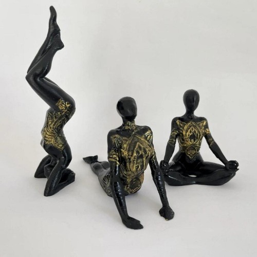 Resin figurine yoga pose - resin,