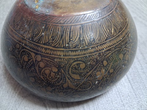 Vintage brass decorative dish - brass,