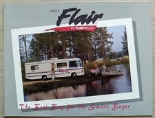 FLEETWOOD FLAIR MOTORHOME USA Motor Caravan Sales Brochure 1995 #7/94 Edition 1