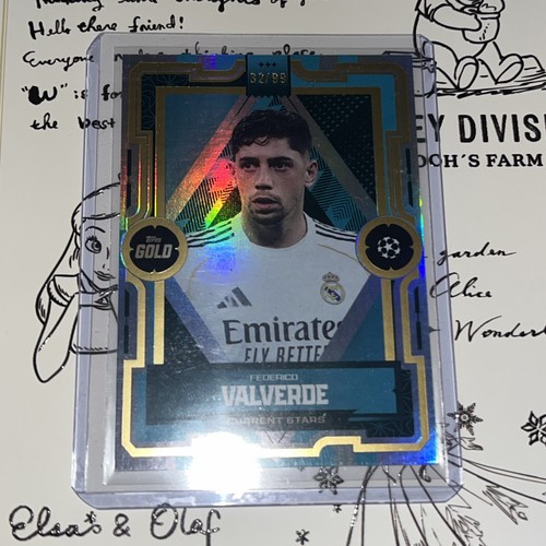 Federico valverde topps gold - valverde,