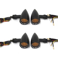 4x LED Bullet Amber Running