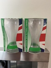 McDonalds Coca Cola Glasses The London 2012 Olympic Games With Green WristBands