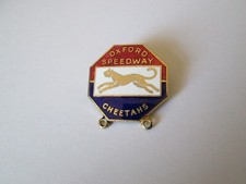 OXFORD SPEEDWAY - CHEETAHS - Vintage Brass & Enamel Badge (14)