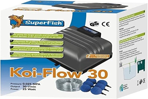 Superfish koi flow air pump - koi, 30