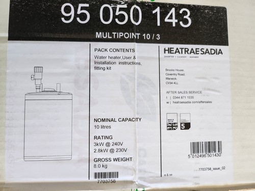 Heatrae sadia multipoint 3 - multipoint, 10/3