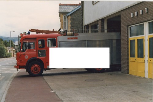 Builth wells fire station and - fire,