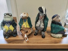 David Sharp Ceramics, Rye Pottery. Wind In The Willows Set. Highly Collectable.