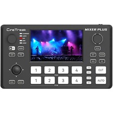 CineTreak Mixer PLUS 4 inch 4-Channel HDMI Streaming Video Switcher 4.5" Display