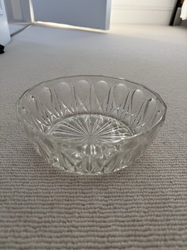 Cut glass crystal round - glass,