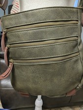 Genuine Leather Olive Green