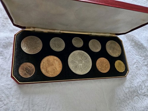 Original 1953 cased set - set, ten