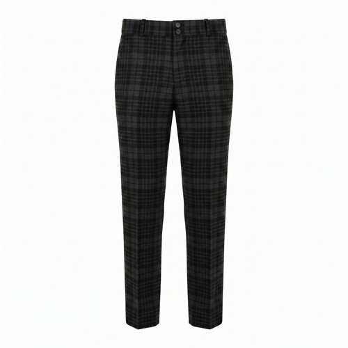 Men tartan trousers - men's,