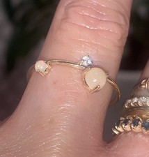Used 14K Y Gold Jelly Opal