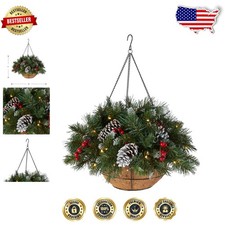 Pre-Lit Artificial Hanging