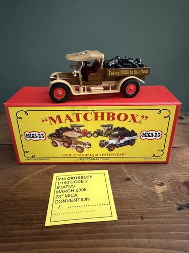 Crossley truck matchbox - truck,