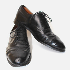 Jones Bootmaker Tabor Oxford Brogues Bench Made Black Leather Shoes  UK 9