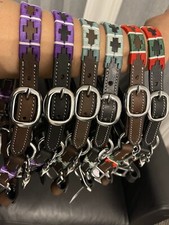 POLO HEAD COLLAR MINI SHETLAND IN TOP  LEATHER COLOUR BLACK AND HAVANA