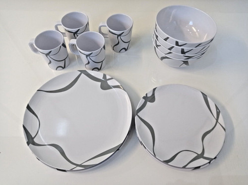 Melamine dinner set interlock - melamine,