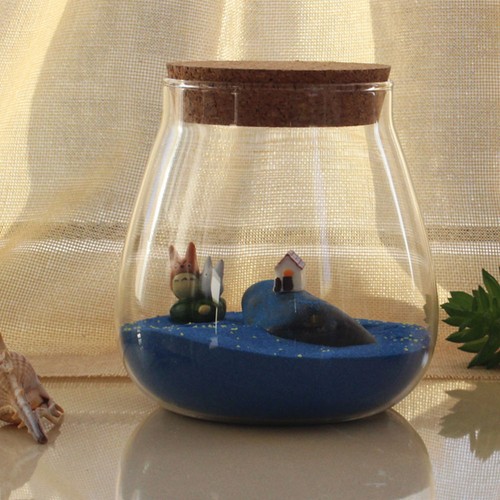 Glass jars with - , lids