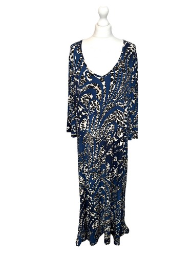 Kim maxi dress 3xl blue - &,