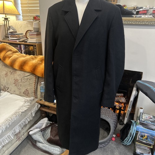 Men faux fur lined black - fur,