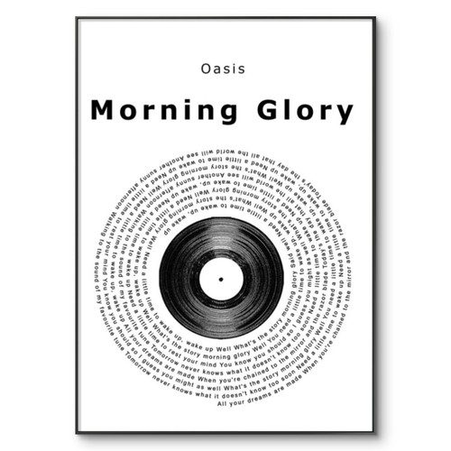 Oasis poster morning glory - oasis,