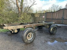 Shepherds hut chassis, Turntable Trailer, Ex Military , Rivited , 15ft 6 x 7ft 2