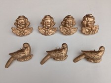 Vintage Christmas Tree Decorations Bundle Of 7 Angels and Birds
