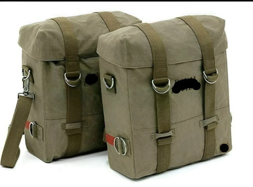 Military pannier bag set royal - military,