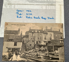 Old postcard Robin Hoods Bay